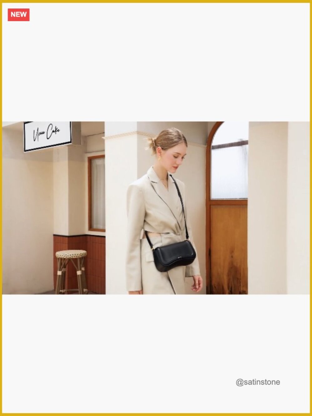 Trendy Waterproof Leather Shoulder Bag Crossbody Handbag Clutch Tote - Picture 7 of 7